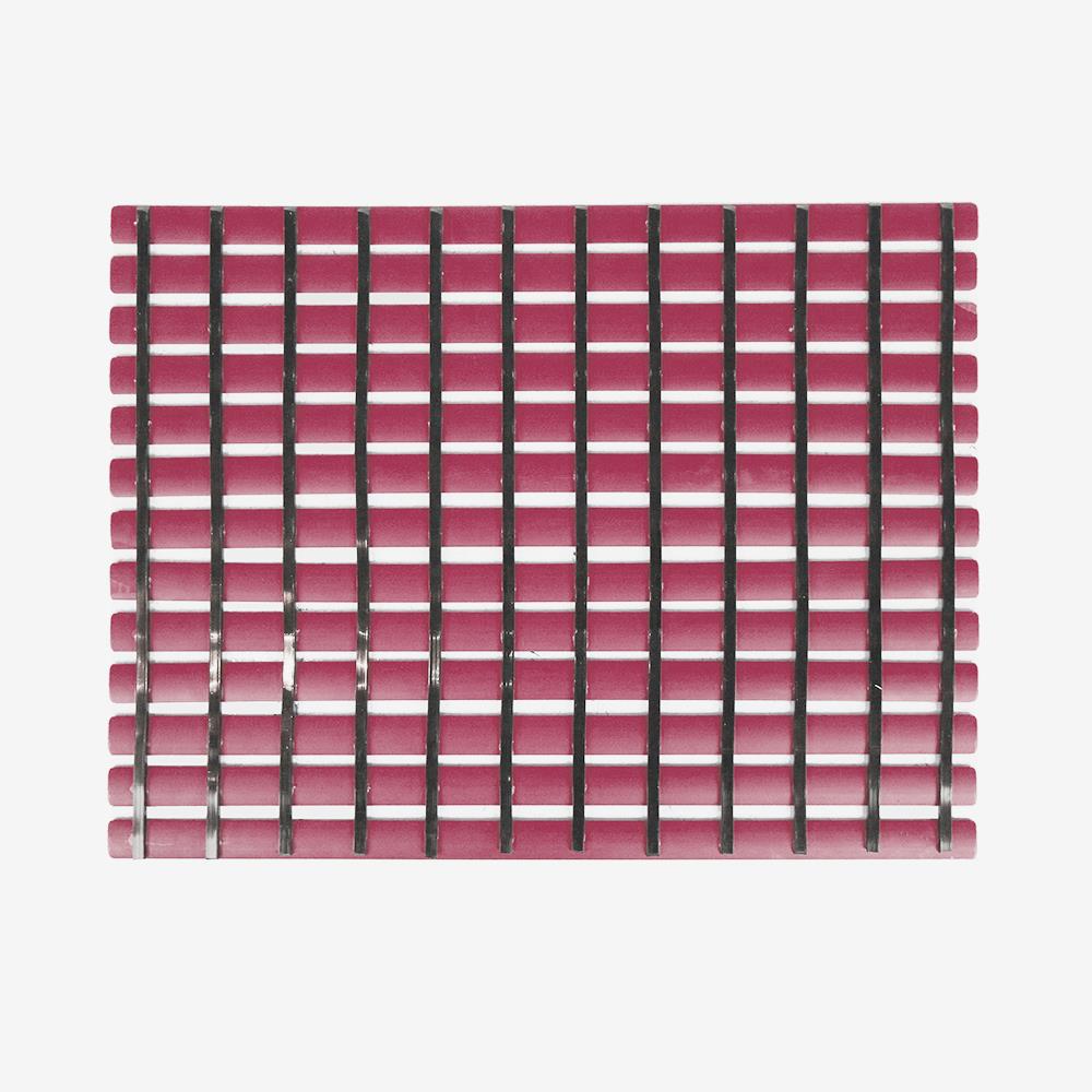 แผ่นกันลื่น HOME LIVING STYLE CRYSTAL 46x61 ซม. สีแดง