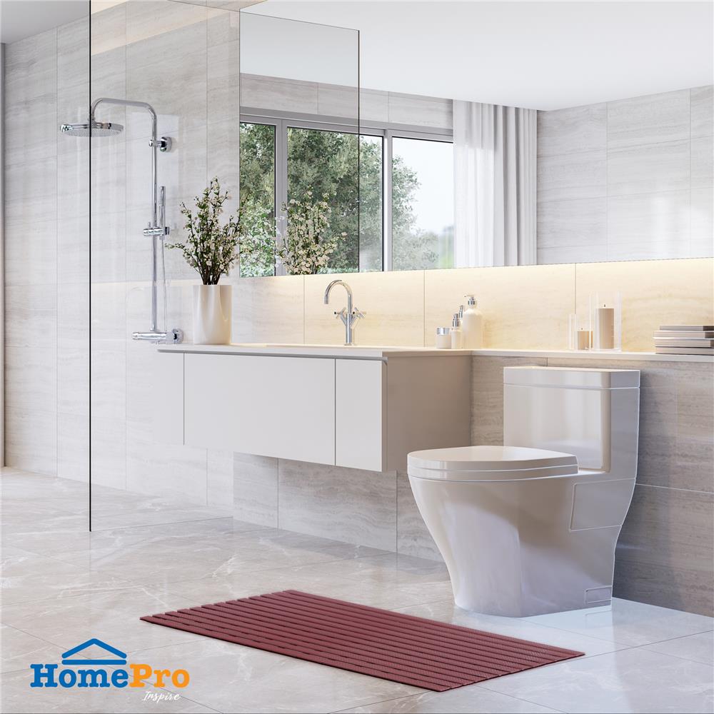 แผ่นกันลื่น HOME LIVING STYLE CRYSTAL 46x61 ซม. สีแดง