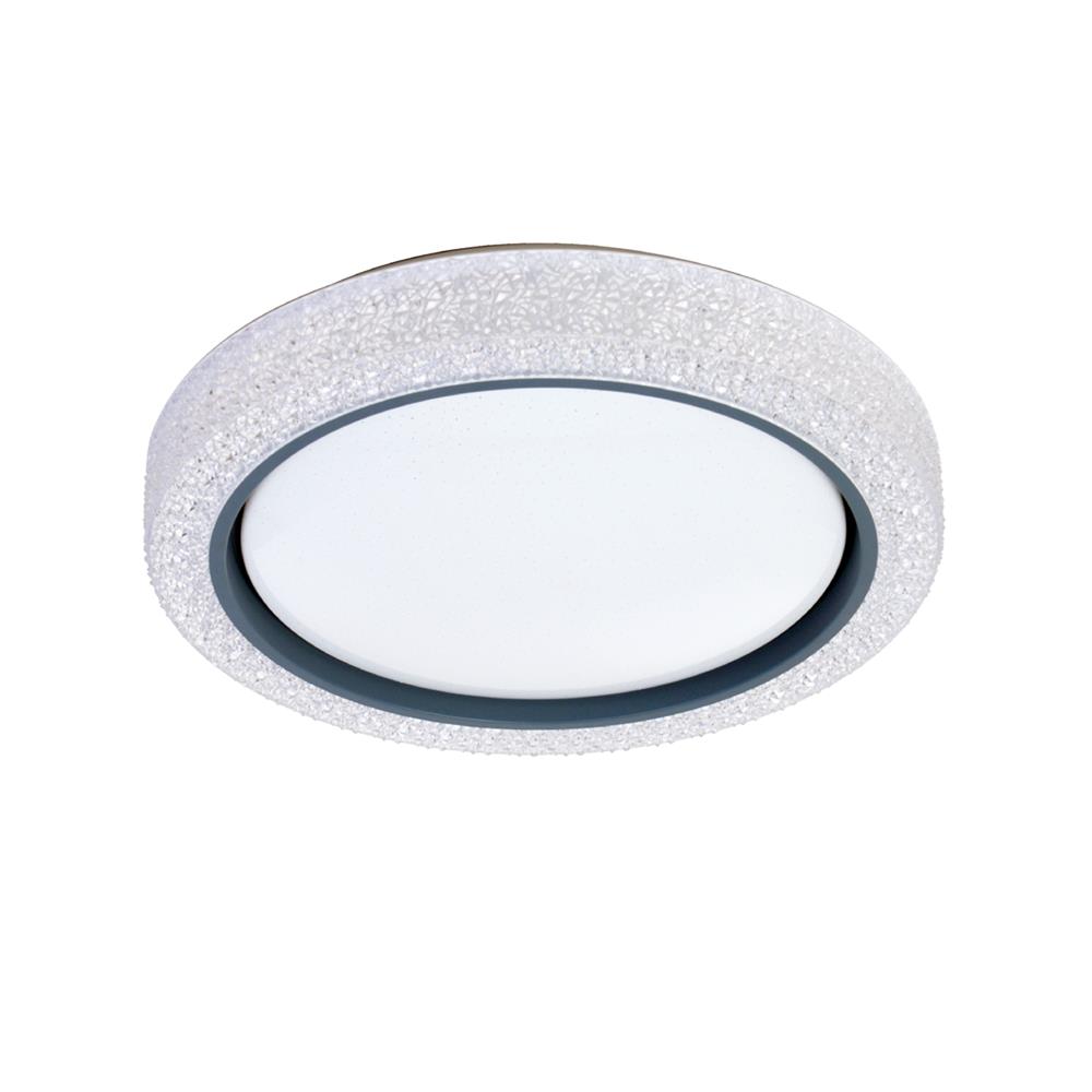 ไฟเพดาน LED OVALO CRYSTAL DIAMOND 15.55 นิ้ว 36 วัตต์ DAYLIGHT/COOL WHITE/WARM WHITE  สีขาว