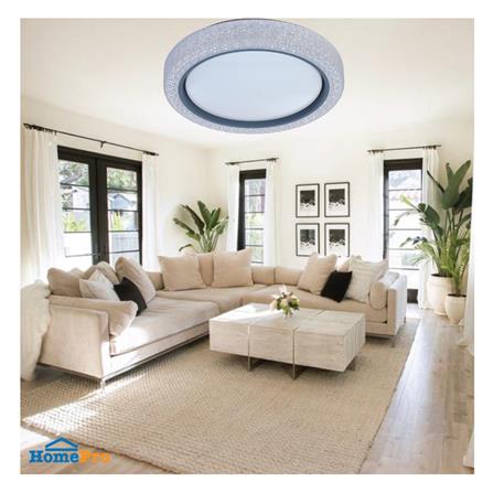 ไฟเพดาน LED OVALO CRYSTAL DIAMOND 15.55 นิ้ว 36 วัตต์ DAYLIGHT/COOL WHITE/WARM WHITE  สีขาว_5