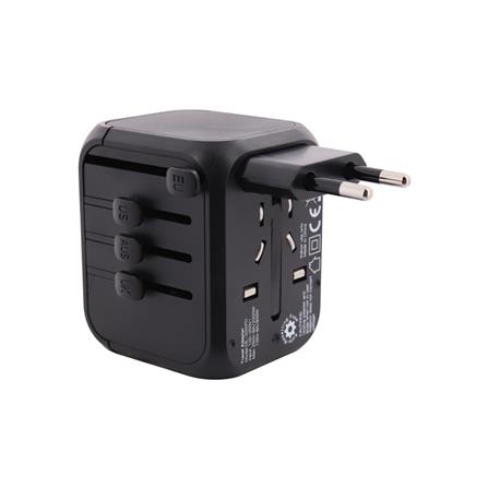 ปลั๊กแปลง 4 IN 1 UNIVERSAL 2 USB 1 TYPE C TOSHINIO DE-30WPD สีดำ_4