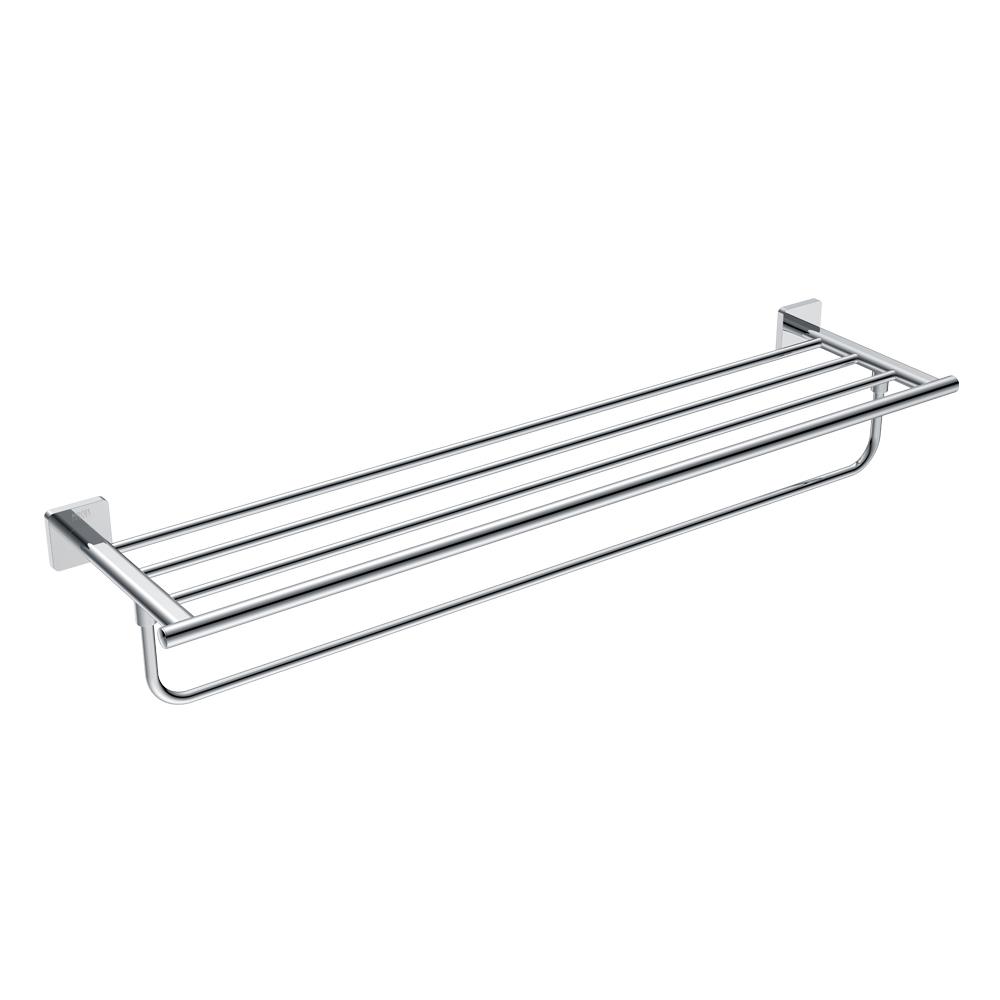 ชั้นวางพร้อมราวแขวนผ้า KARAT FAUCET KB-08-912-50 สีโครม