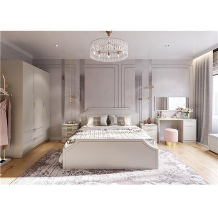 ชุดห้องนอน 6 ฟุต SB FURNITURE QUINN 59060562 สี MAGIC GREY_9