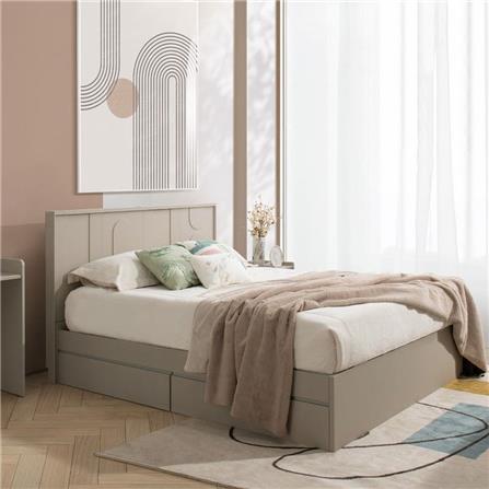 ชุดห้องนอน 6 ฟุต SB FURNITURE LAVIQUE 59060072 สี PASTELA CREAM_5