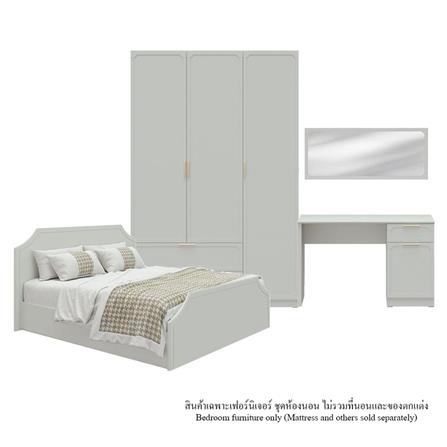 ชุดห้องนอน 5 ฟุต SB FURNITURE QUINN 59060563 สี MAGIC GREY