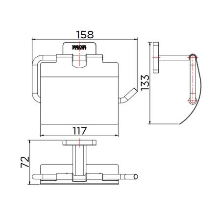 ที่ใส่กระดาษชำระ KARAT FAUCET KB-08-312-50 สีโครม_2