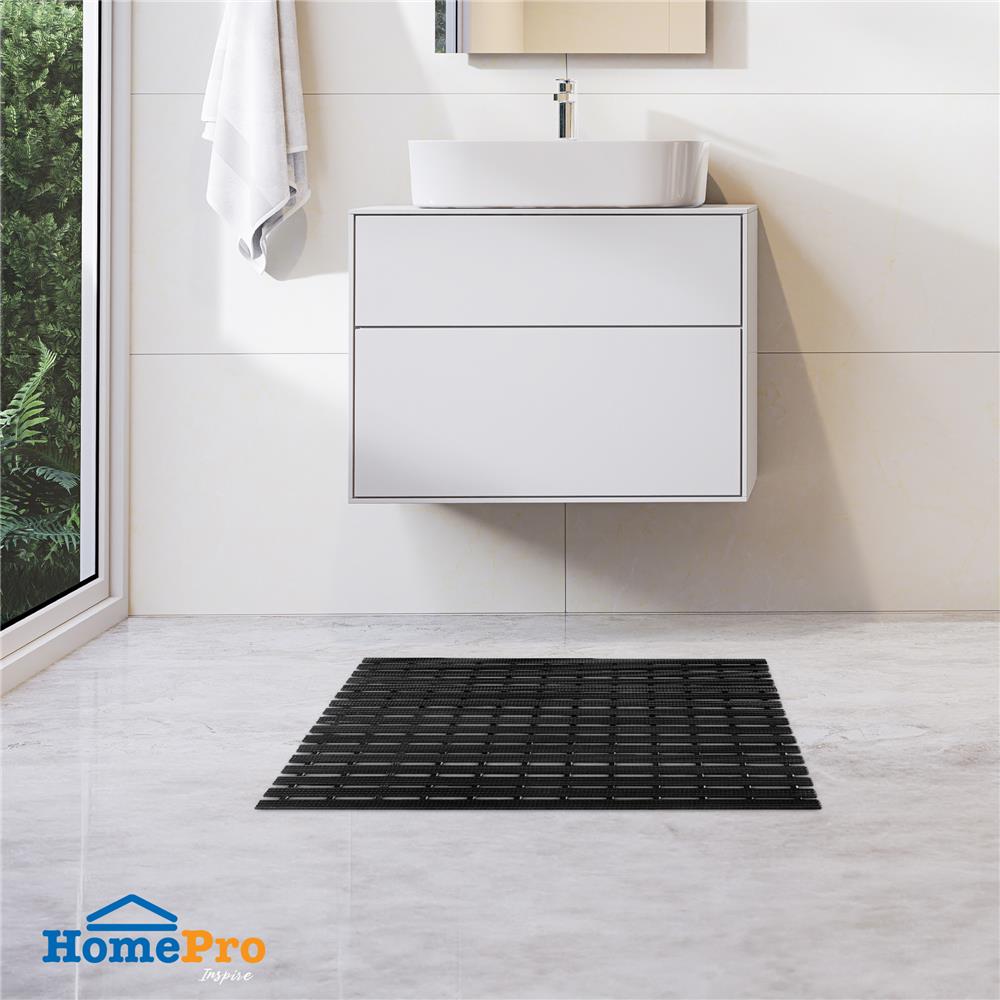 แผ่นกันลื่น HOME LIVING STYLE CRYSTAL 61x61 ซม. สีดำ