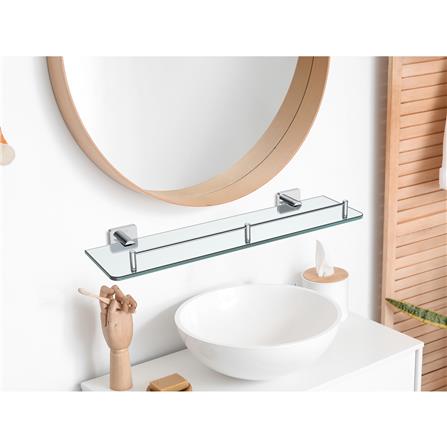 หิ้งกระจก KARAT FAUCET KB-08-712-50 สีโครม_1