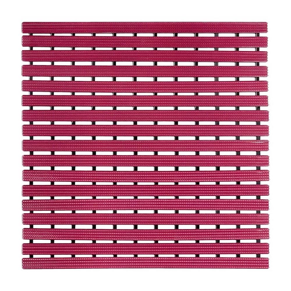 แผ่นกันลื่น HOME LIVING STYLE CRYSTAL 61x61 ซม. สีแดง_0