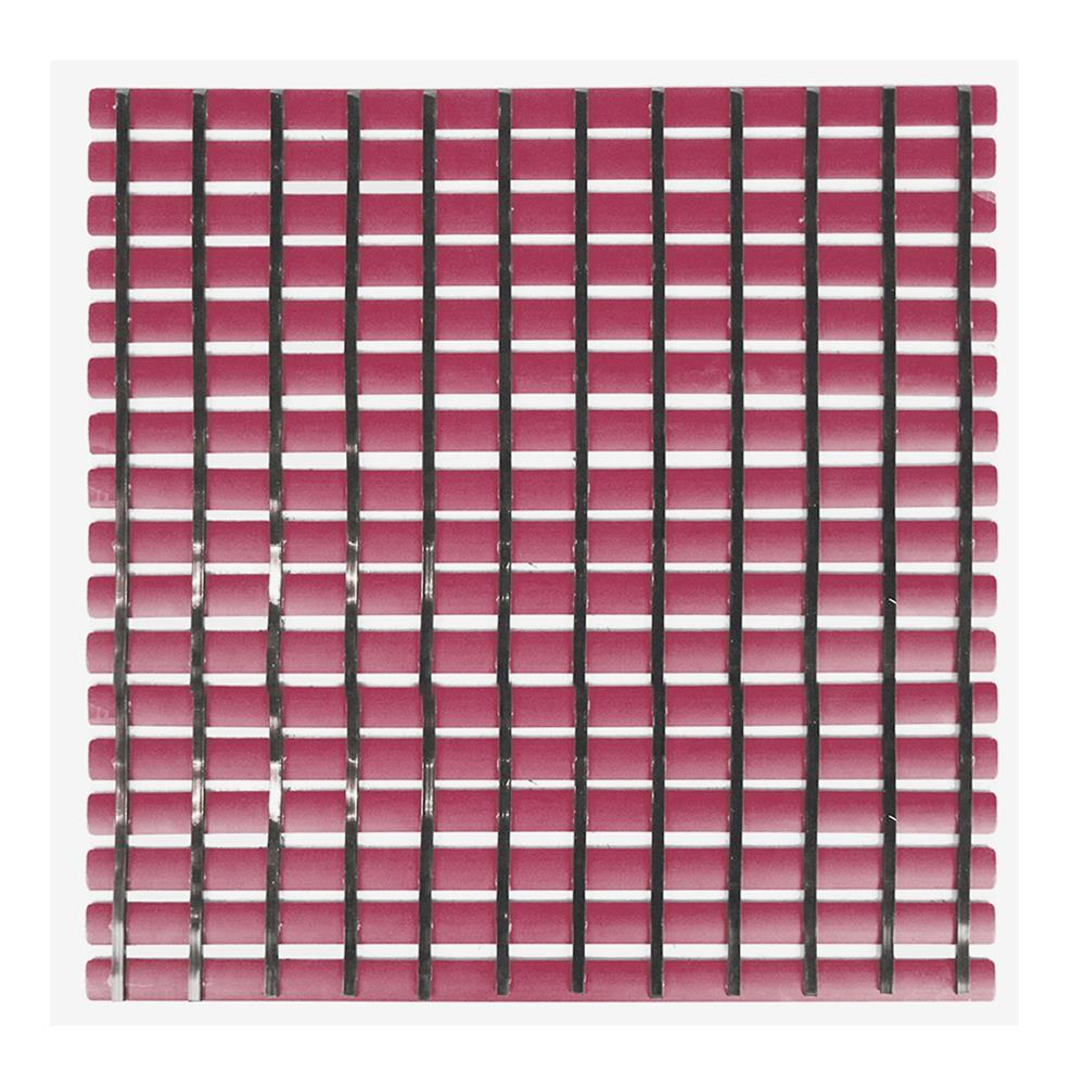 แผ่นกันลื่น HOME LIVING STYLE CRYSTAL 61x61 ซม. สีแดง