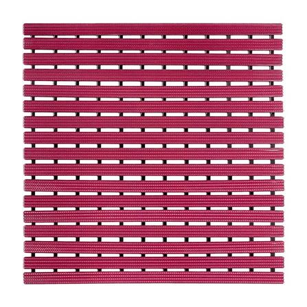 แผ่นกันลื่น HOME LIVING STYLE CRYSTAL 61x61 ซม. สีแดง