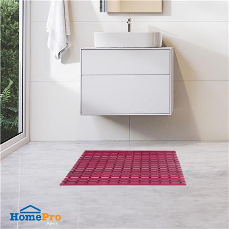 แผ่นกันลื่น HOME LIVING STYLE CRYSTAL 61x61 ซม. สีแดง_4