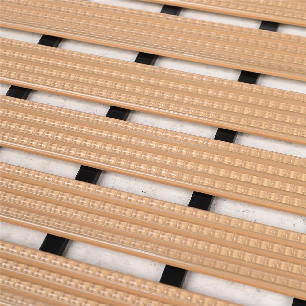 แผ่นกันลื่น HOME LIVING STYLE CRYSTAL 61x61 ซม. สีน้ำตาลอ่อน