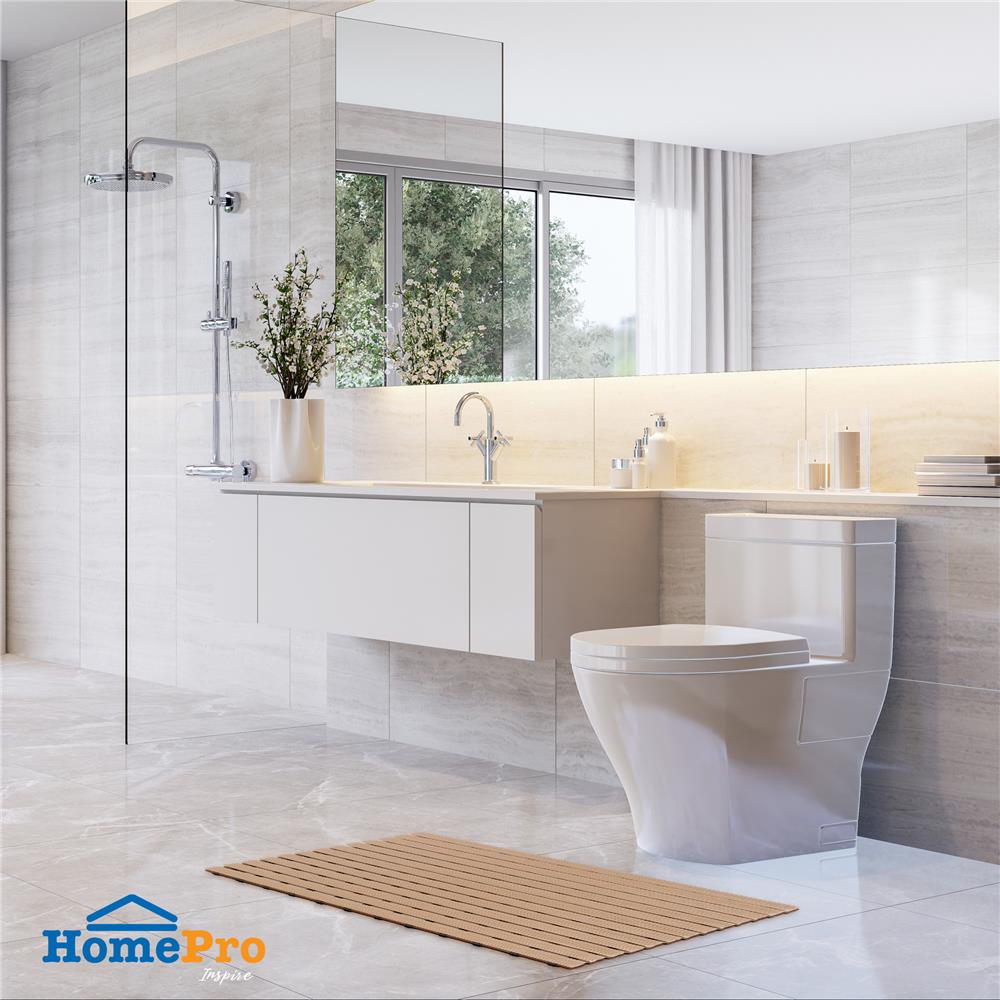 แผ่นกันลื่น HOME LIVING STYLE CRYSTAL 61x61 ซม. สีน้ำตาลอ่อน