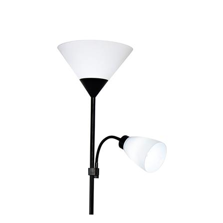 ไฟตั้งพื้น CARINI F221209 สีขาว/ดำ 2 หัว_2