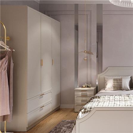 ตู้เสื้อผ้า 3 บานเปิด SB FURNITURE QUINN 19228847 150 ซม. สี MAGIC GREY_3