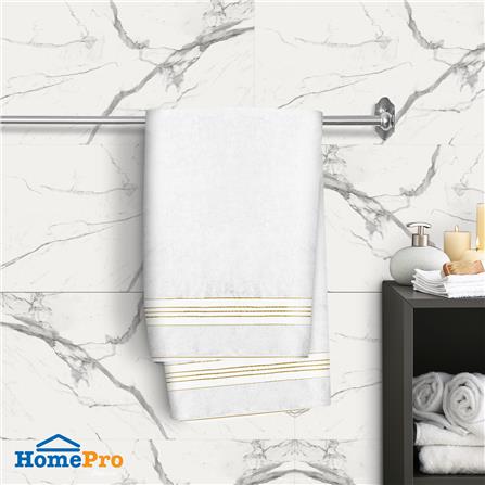 ผ้าขนหนู HOME LIVING STYLE AMBER 27X54 นิ้ว สี WHITE_4