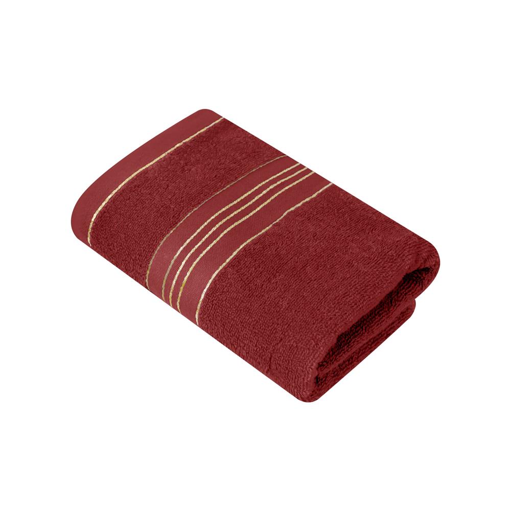 ผ้าขนหนู HOME LIVING STYLE AMBER 16X32 นิ้ว สี MAROON