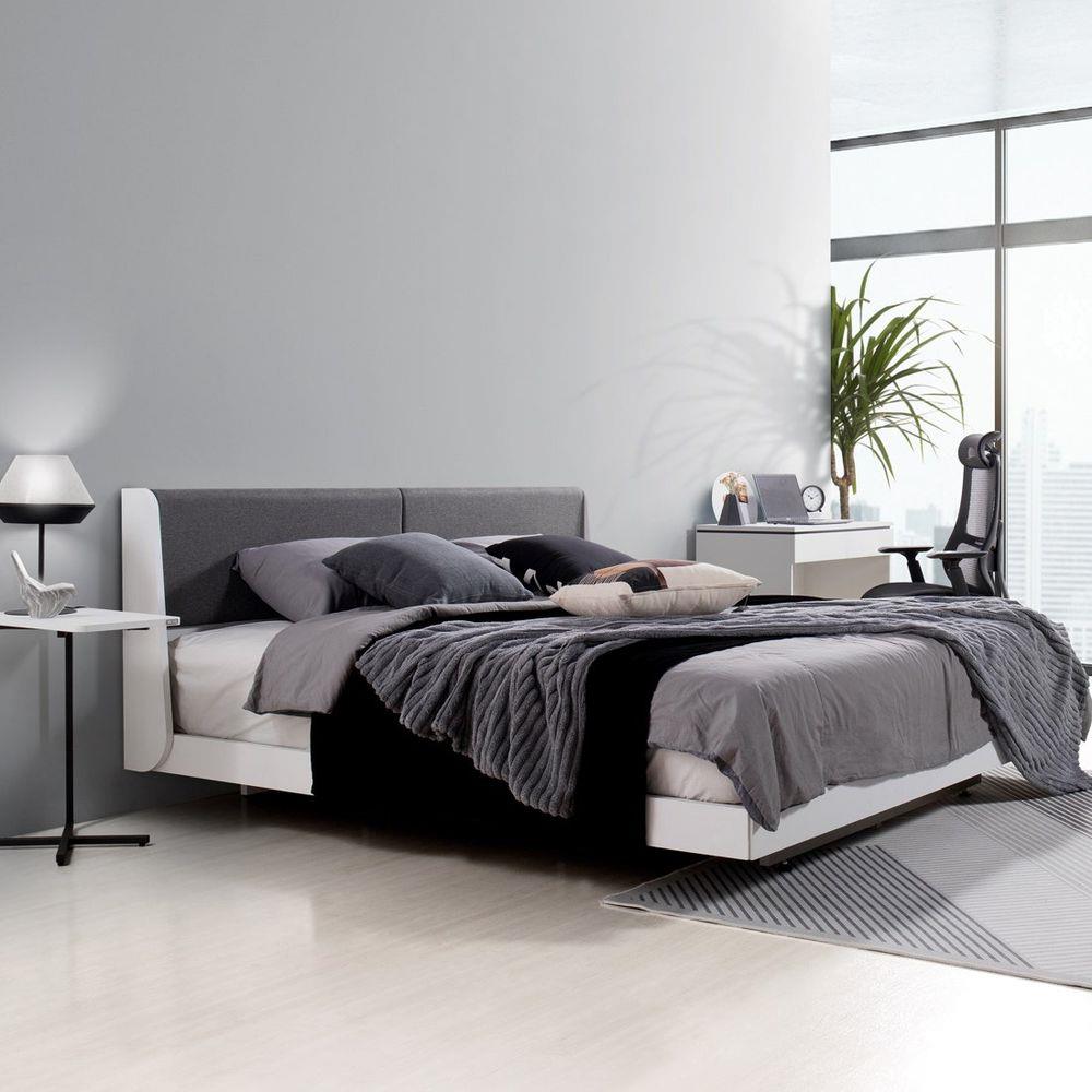 เตียง 5 ฟุต SB FURNITURE KEITH 19228493 สีขาว