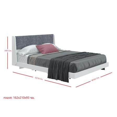 เตียง 5 ฟุต SB FURNITURE KEITH 19228493 สีขาว_7