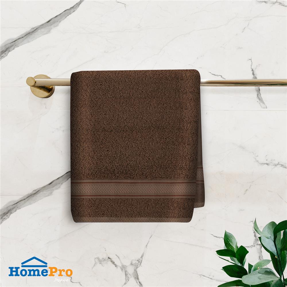 ผ้าขนหนู HOME LIVING STYLE AMANDA 16X32 นิ้ว สี BROWN