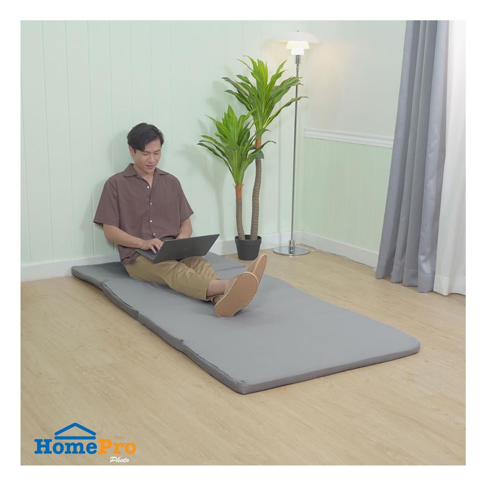 ที่นอนปิกนิก HOME LIVING STYLE MILIN 90X198 ซม. สี GREY