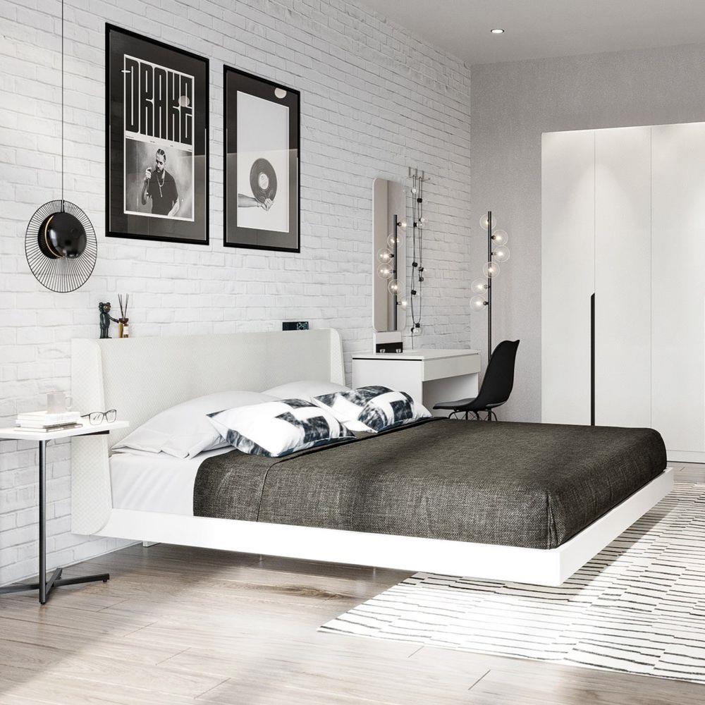 เตียง 6 ฟุต SB FURNITURE KEITH 19227833 สีขาว