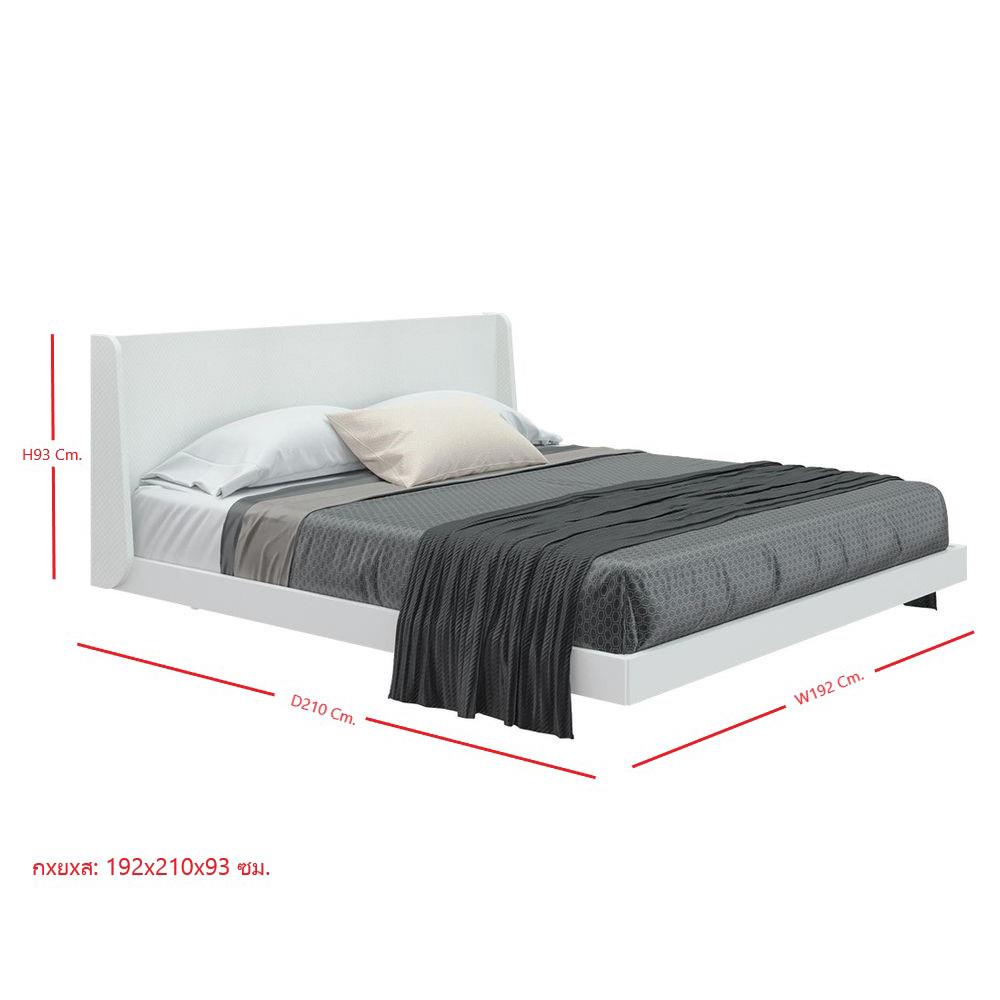 เตียง 6 ฟุต SB FURNITURE KEITH 19227833 สีขาว