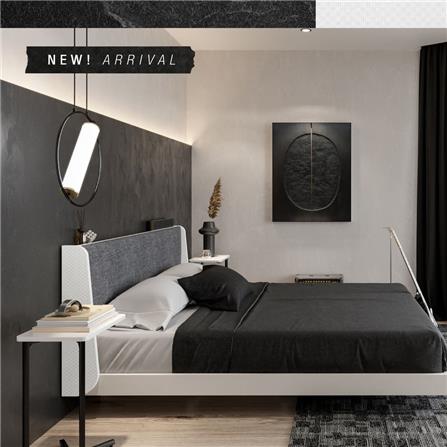 เตียง 6 ฟุต SB FURNITURE KEITH 19227833 สีขาว_7