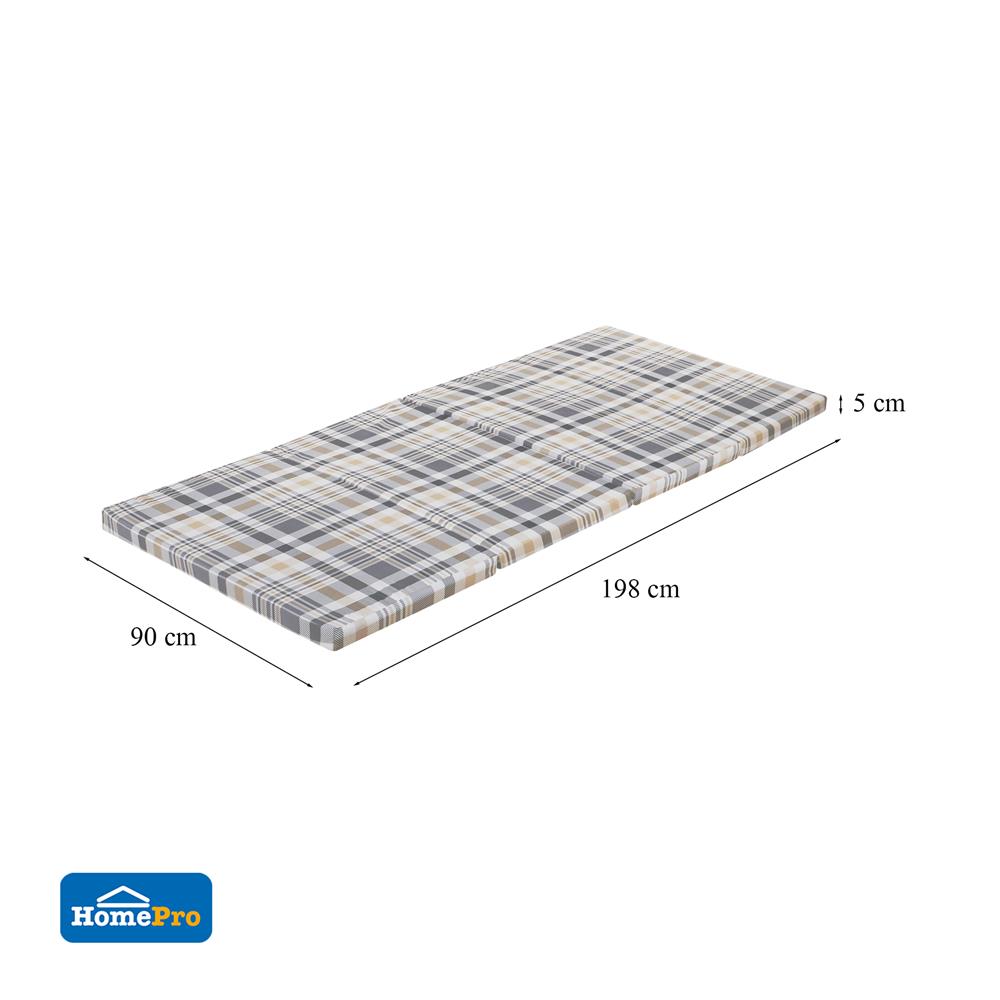 ที่นอนปิกนิก HOME LIVING STYLE ALLY 90X198 ซม. สี GREY