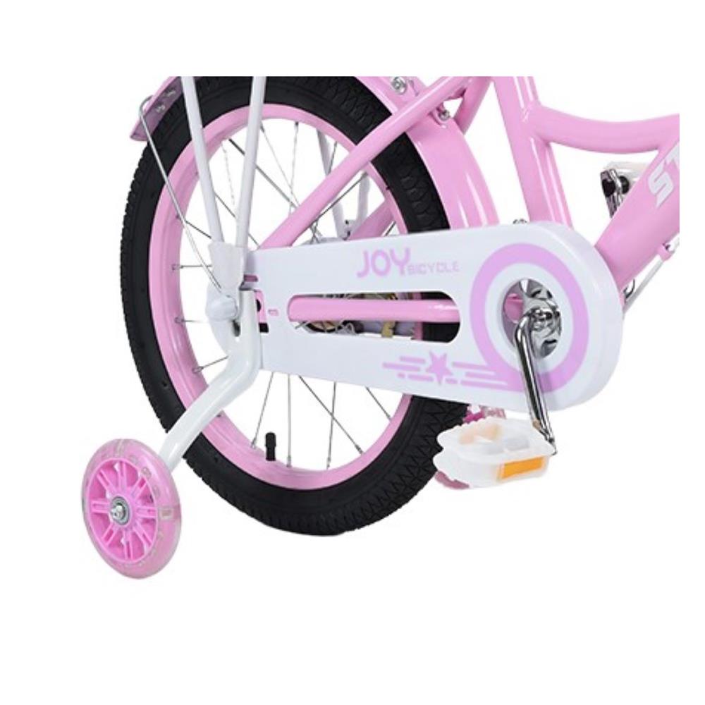 จักรยานเด็ก 16 นิ้ว JOY BICYCLE STAR สีชมพู