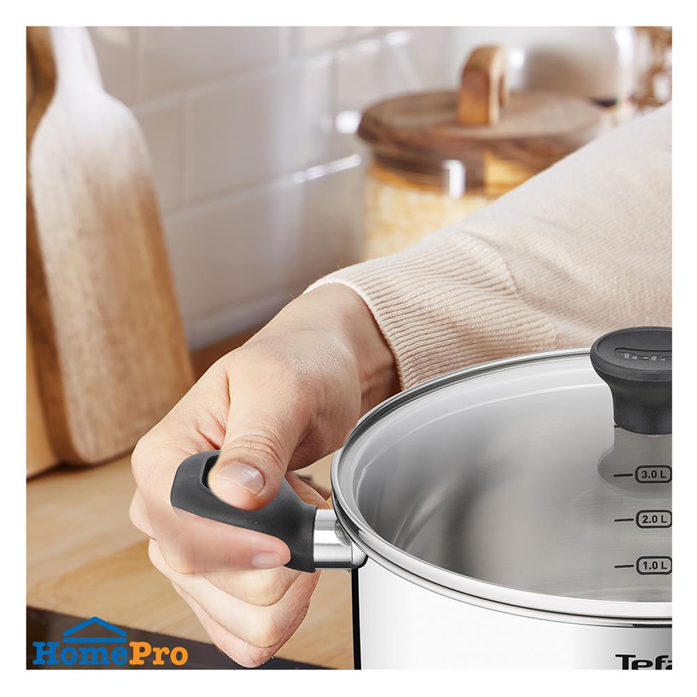 หม้อต้มพร้อมฝาแก้ว 20 ซม. TEFAL STARTER