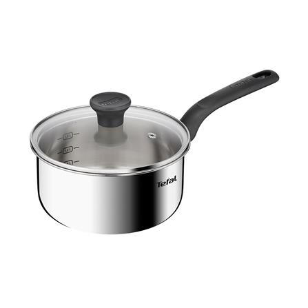 หม้อด้ามพร้อมฝาแก้ว 18 ซม. TEFAL STARTER