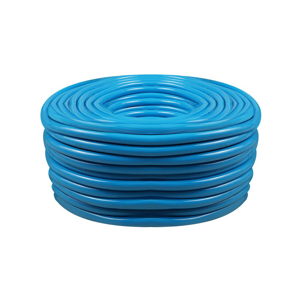 สายยางม้วนเด้ง PVC GARTENE 1 นิ้ว X 20 ม. สีฟ้า