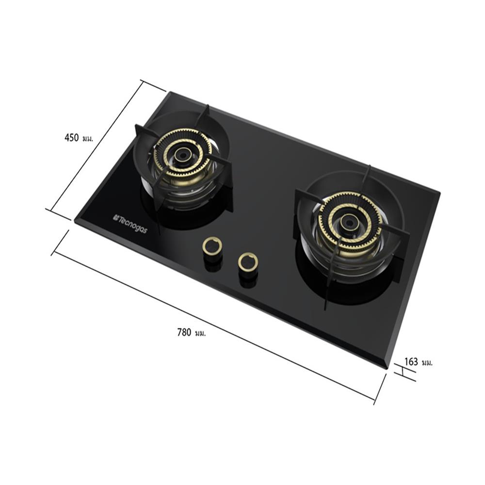 เตาฝังแก๊ส TECNOGAS TEC HB 2078 GB TURBO 78 ซม.