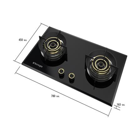 เตาฝังแก๊ส TECNOGAS TEC HB 2078 GB TURBO 78 ซม._3