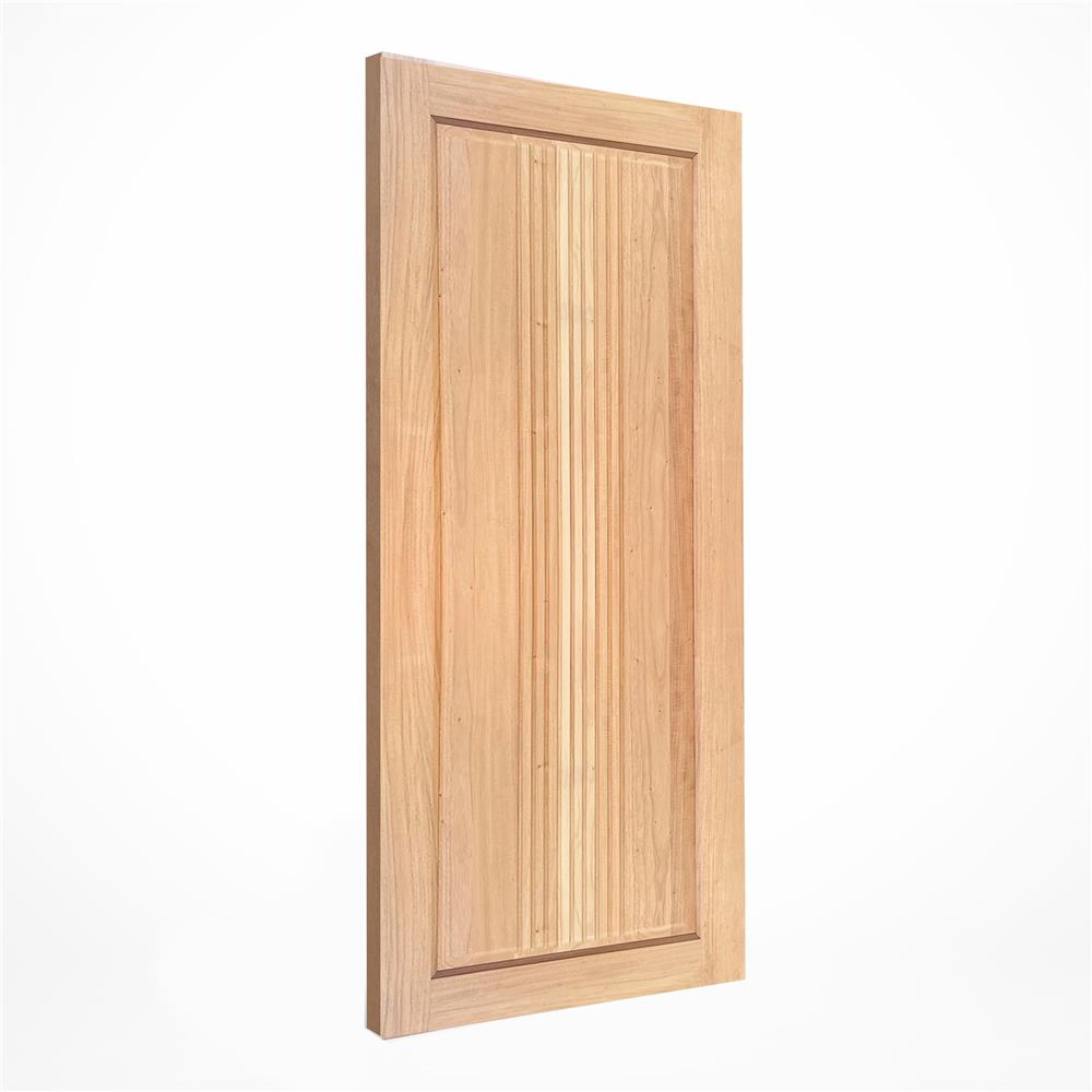 ประตูไม้เนื้อแข็ง AZLE FUJI 80X200 ซม. ไม่เจาะลูกบิด