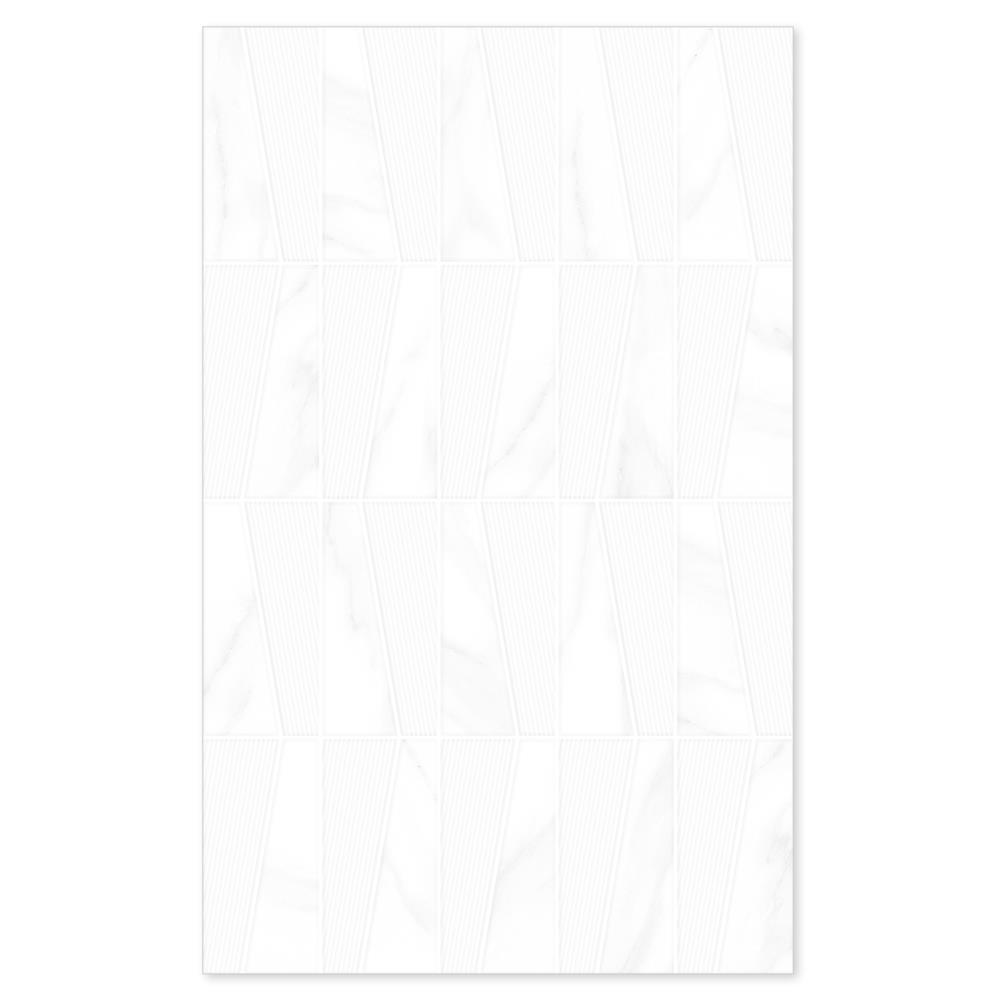 กระเบื้องผนัง 10x16 นิ้ว ภูผา แก้วเก้า ขาว A 1 ตร.ม.