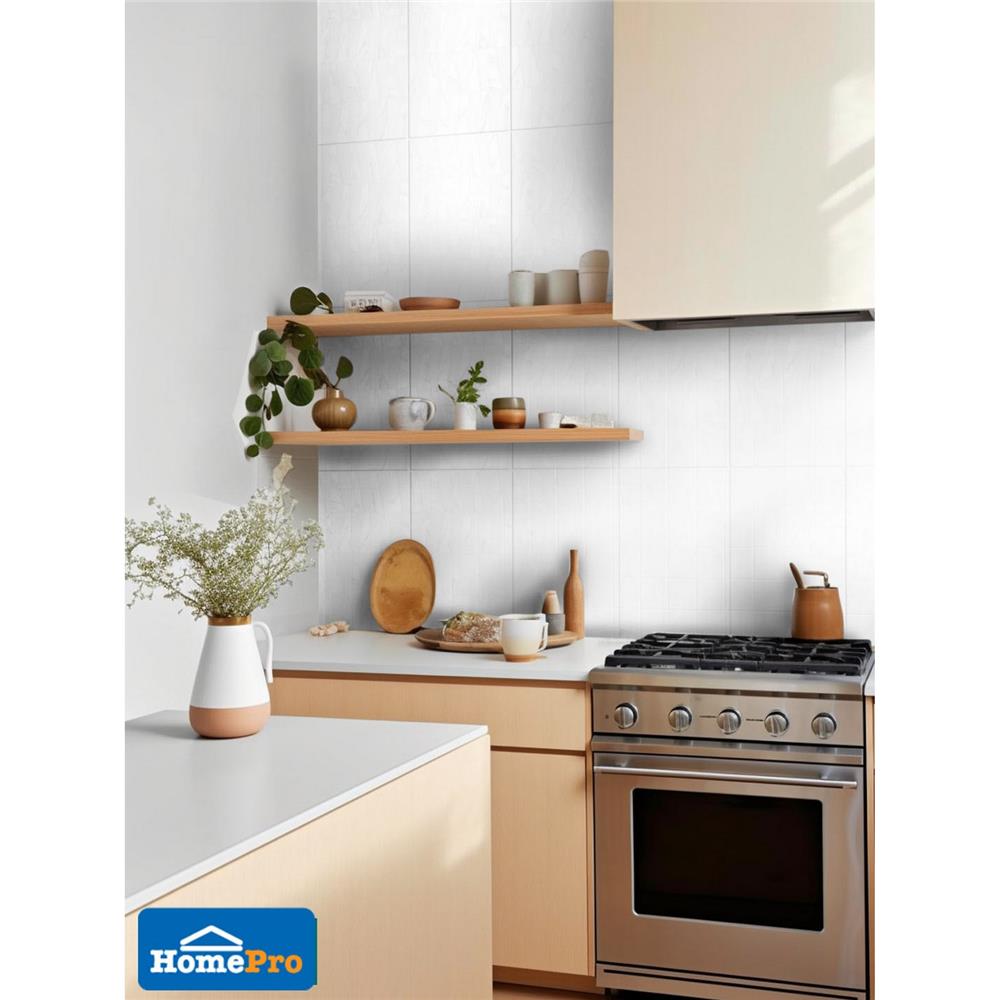 กระเบื้องผนัง 10x16 นิ้ว ภูผา แก้วเก้า ขาว A 1 ตร.ม.