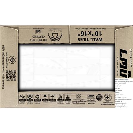 กระเบื้องผนัง 10x16 นิ้ว ภูผา แก้วเก้า ขาว A 1 ตร.ม._7