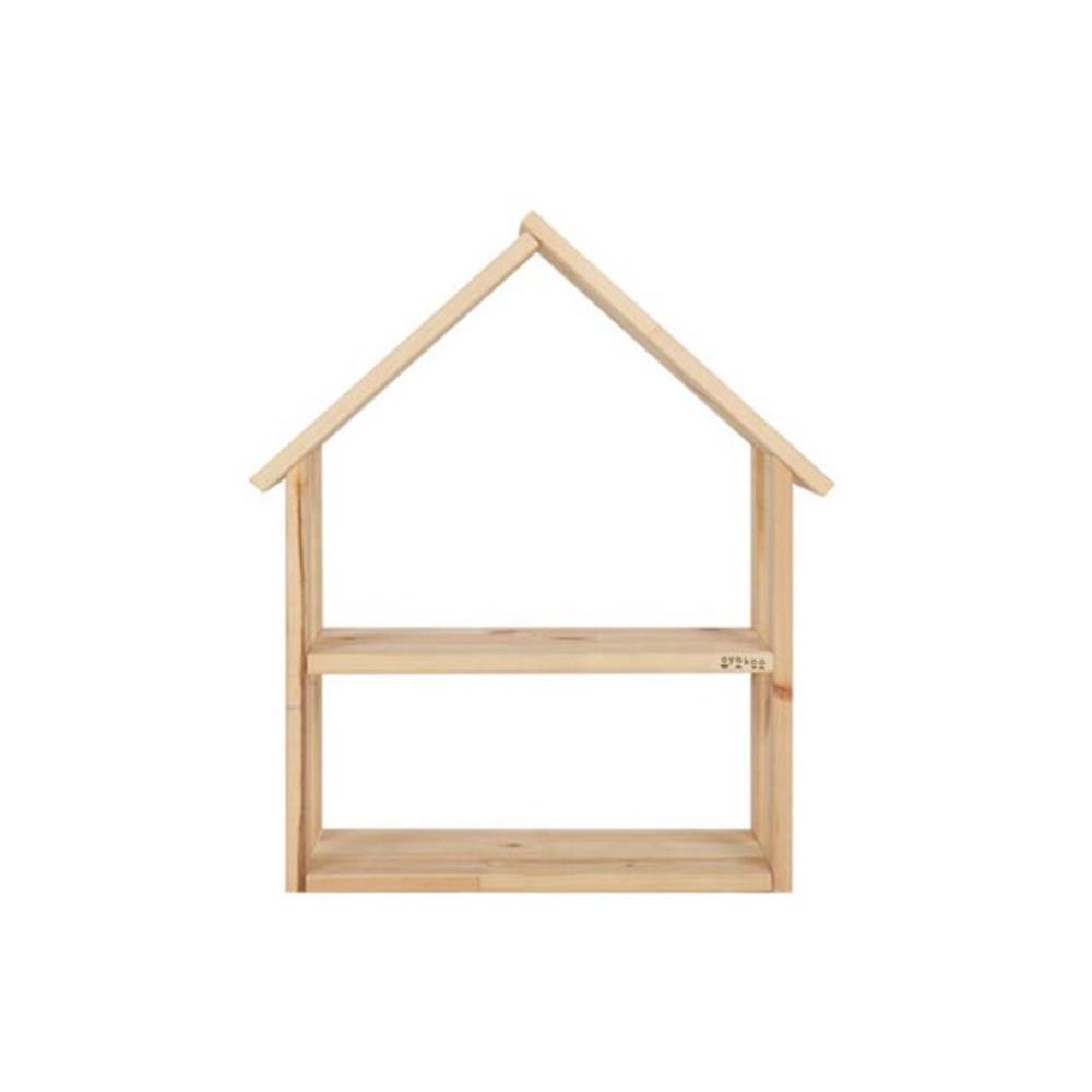 ชั้นวางของโล่งสำหรับเด็ก 2 ชั้น OYAKOO ELLA THE HOUSE 46 ซม. สีไม้