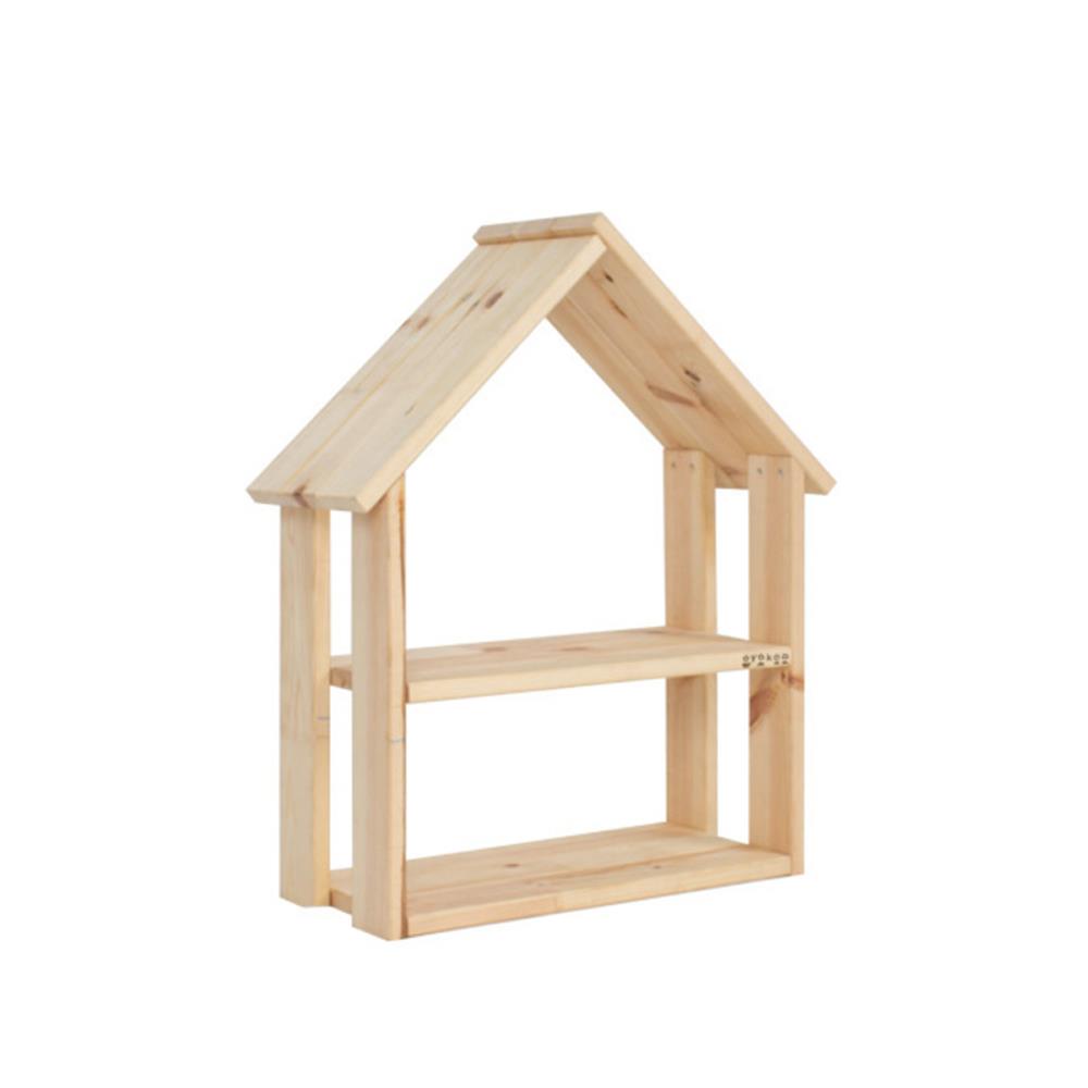 ชั้นวางของโล่งสำหรับเด็ก 2 ชั้น OYAKOO ELLA THE HOUSE 46 ซม. สีไม้