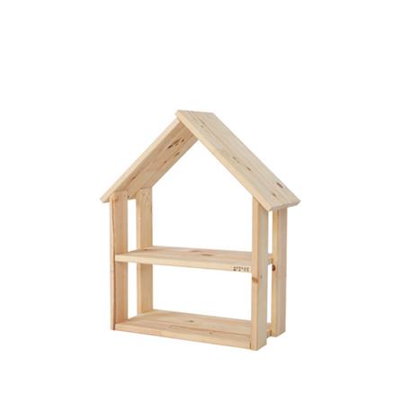 ชั้นวางของโล่งสำหรับเด็ก 2 ชั้น OYAKOO ELLA THE HOUSE 46 ซม. สีไม้