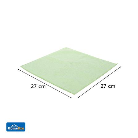 ผ้าไมโครไฟเบอร์ทำความสะอาด ACCO 27x27 ซม. แพ็ก 5 ชิ้น หลากสี_6