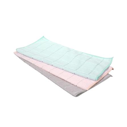 ผ้าไมโครไฟเบอร์ทำความสะอาด ACCO 34x34 ซม. แพ็ก 3 ชิ้น หลากสี_2