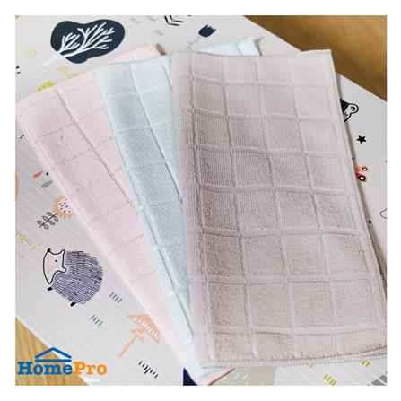 ผ้าไมโครไฟเบอร์ทำความสะอาด ACCO 34x34 ซม. แพ็ก 3 ชิ้น หลากสี_6