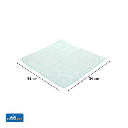ผ้าไมโครไฟเบอร์ทำความสะอาด ACCO 34x34 ซม. แพ็ก 3 ชิ้น หลากสี_8