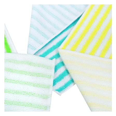 ผ้าไมโครไฟเบอร์ทำความสะอาด ACCO 30x40 ซม. แพ็ก 3 ชิ้น หลากสี_4