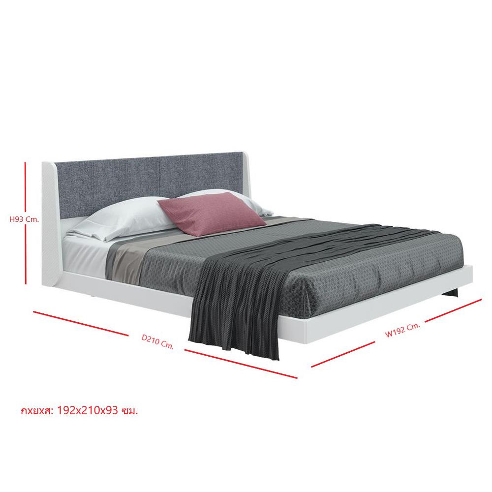 เตียง 6 ฟุต  SB FURNITURE KEITH 19227834 สีขาว