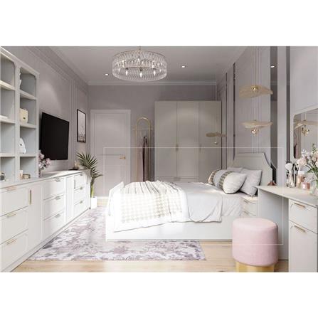 เตียง 6 ฟุต  SB FURNITURE QUINN 19228838 สี MAGIC GREY_6